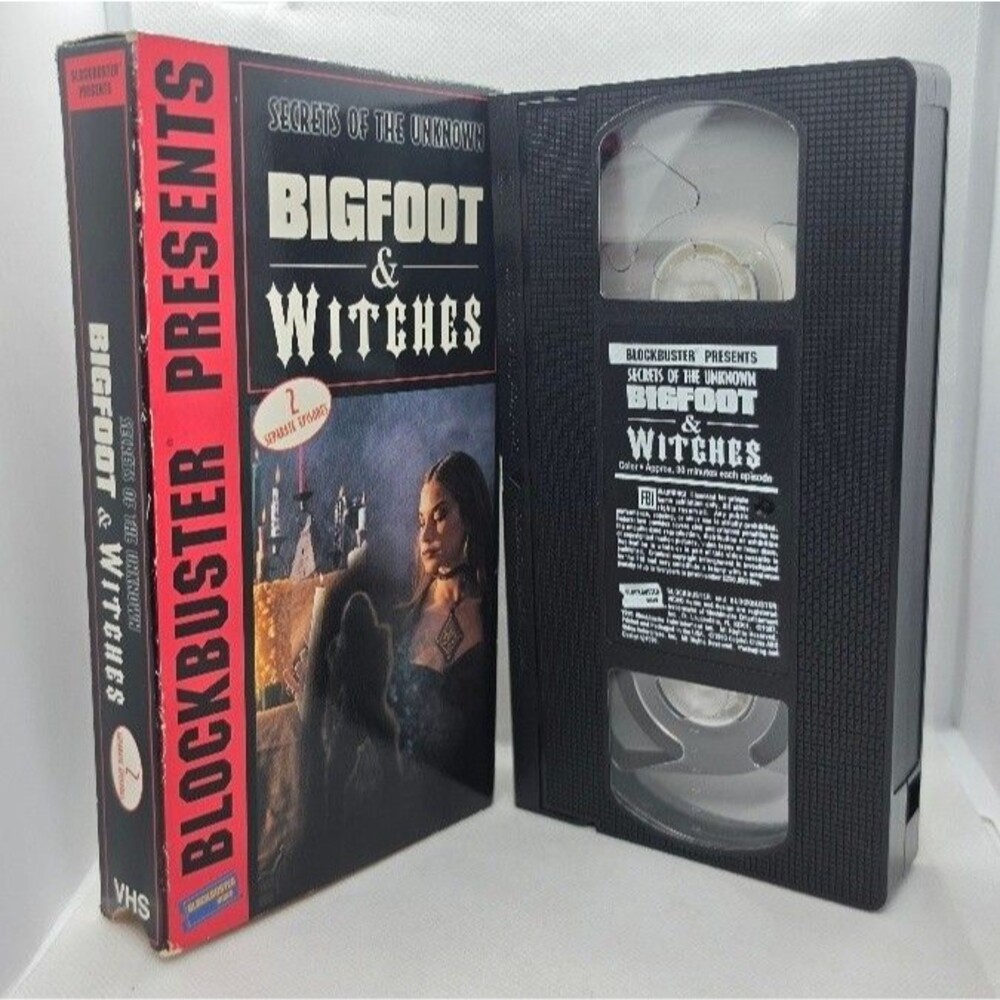 Blockbuster Presents: Secrets of the Unknown - Bigfoot & Witches (VHS, 1989)